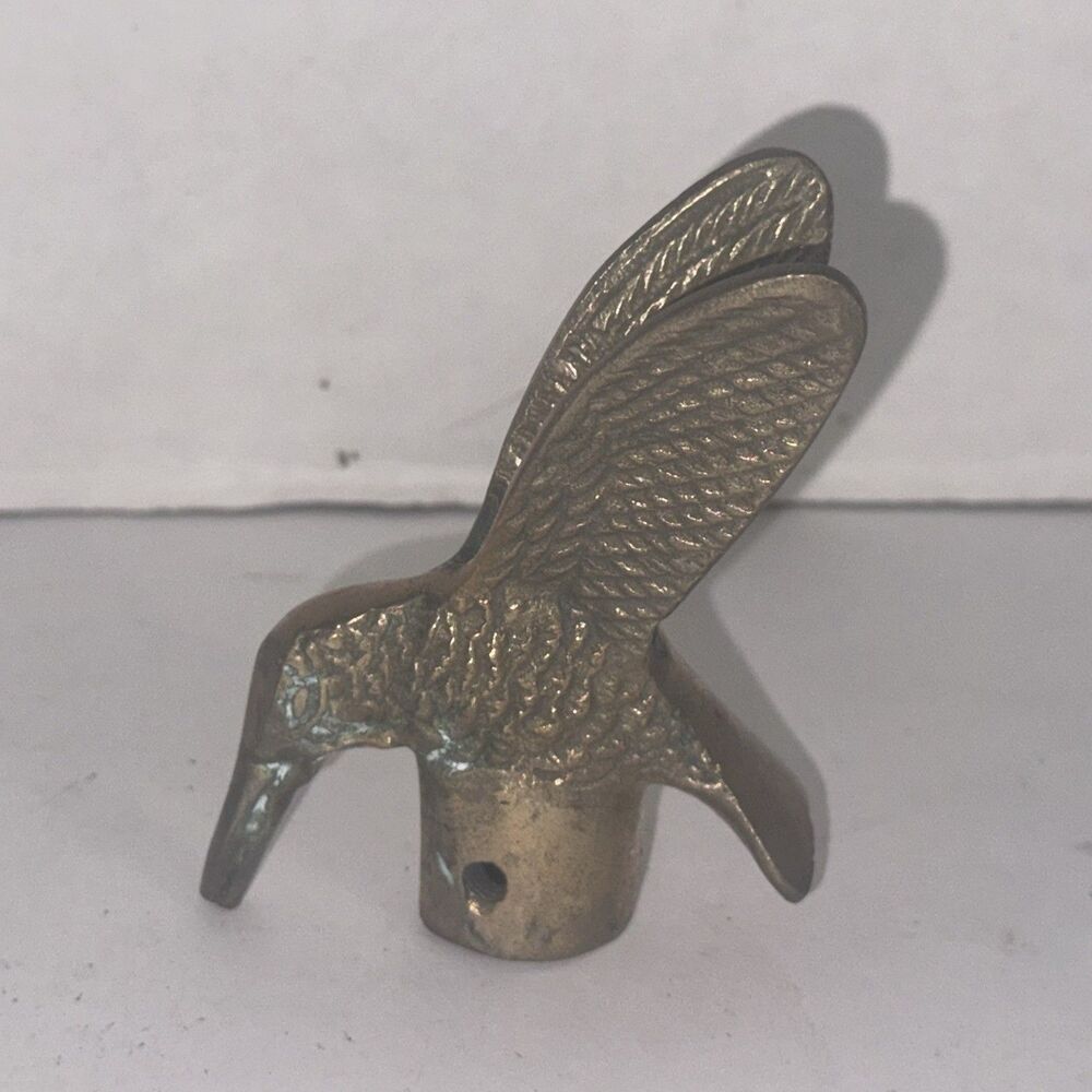 Vintage Solid Brass Hummingbird Outdoor Faucet Handle Garden Spigot Replacement